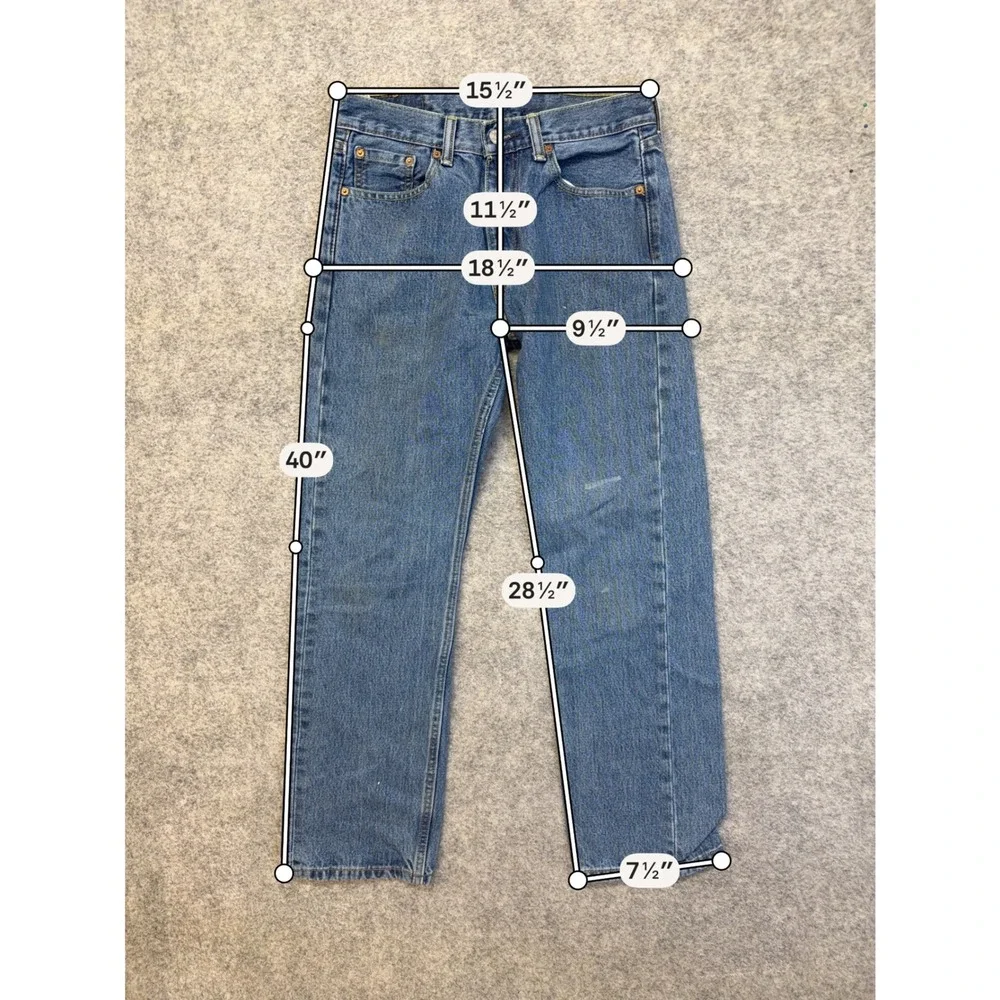 Lot of 4 Levi's 505 514 Jeans Men's 30x30 Black Blue Denim Work Pants Bundle